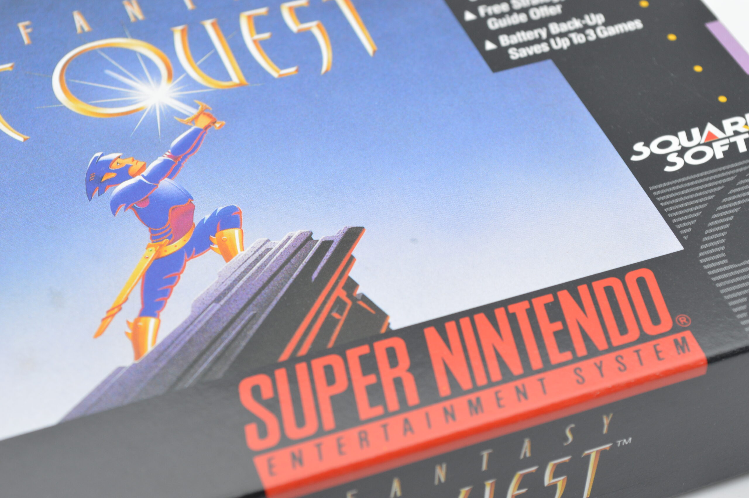 Complete in box Super Famicom game with original packaging and manual